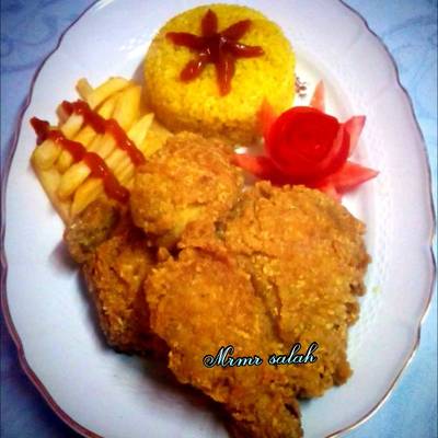  الدجاج المقرمش بالشيبس