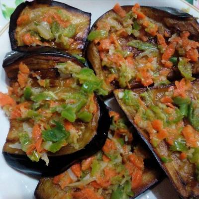  باذنجان مقلى بطريقتي