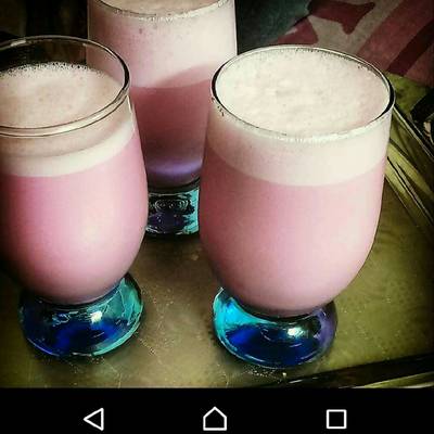  ميلك شيك فراوله 