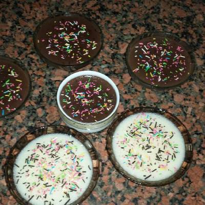  مهلبية شوكولاته وفراوله 