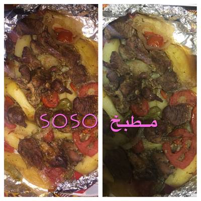  ورقة اللحمه 