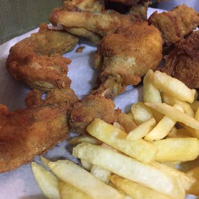  فراخ مقليه (فراخ كنتاكى) 