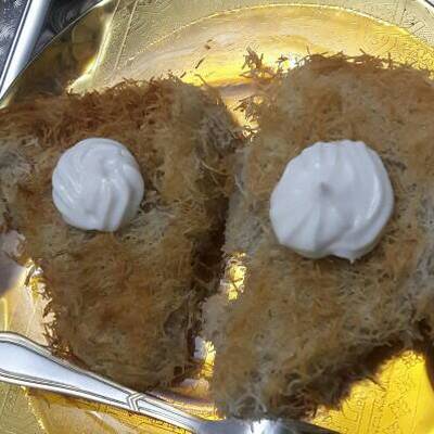  كنافة بالكريمة