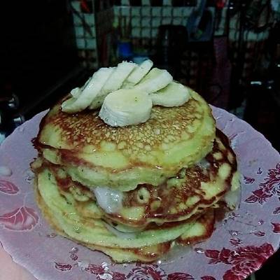  بان كيك بالموز والعسل الابيض 