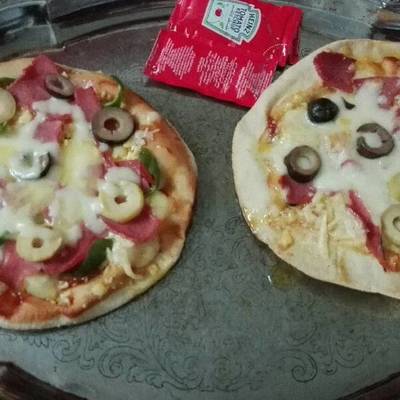  بيتزا العيش الشامي 