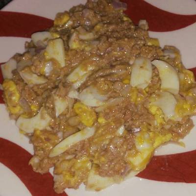  بيض بالتونه 