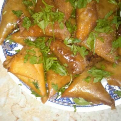  سمبوسة باللحمة 