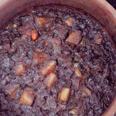  طاجن كبد وقوانص بالخضار 