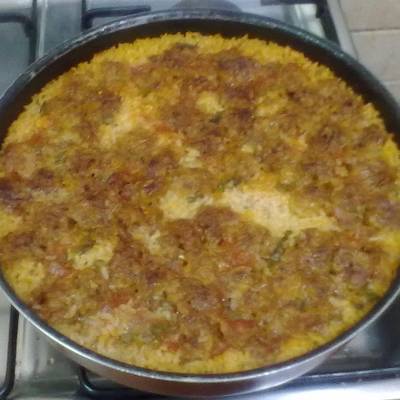  رز بالجمبري في الفرن 