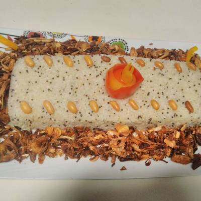  الأرز الهندى بالفول السودانى 