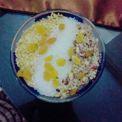  رز باللبن والمكسرات 