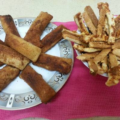  توست رولز بالجبنة ، تشيزي ستيكس 