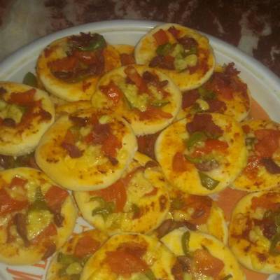  مينى بيتزا بعجينة جميلة 