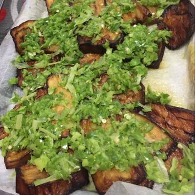  البذنجان المقلى بالدقة 