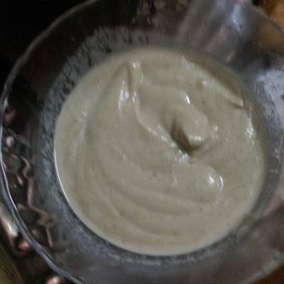  سلطة الطحينة بالزبادى والخيار 