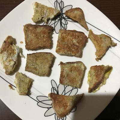  قطع التوست البنى بالبيض دايت 