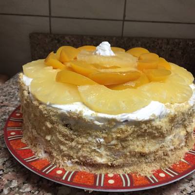  تورته بالفواكه 