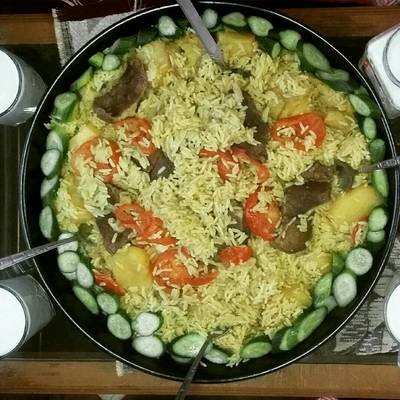  مقلوبة باللحم 