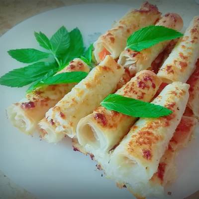  سبرنج رول الدجاج 