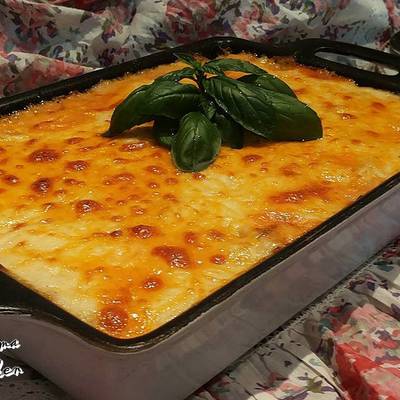  مكرونة بالبشاميل 