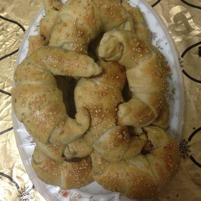  كرواسان محشي بالنوتيلا روووعه 