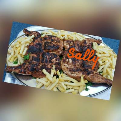  دجاج مشوي عالفحم 