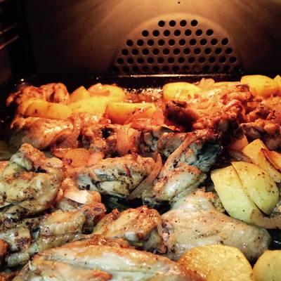  صينية الجناح بالفرن 