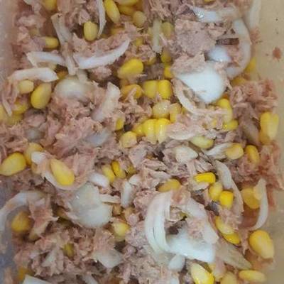  طريقة عمل سلطة التونة مع الذرة 
