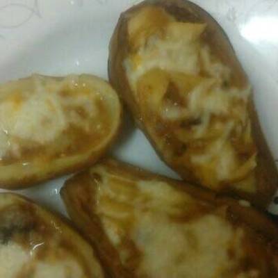  قوارب البطاطس والباذنجان