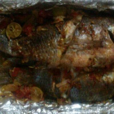  سمك فى الفرن 