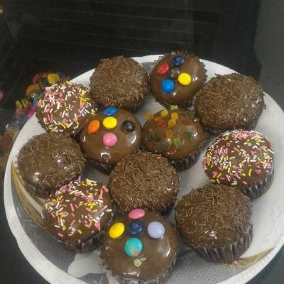  كب كيك شوكولاتة 