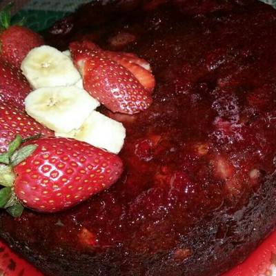  كيكة الفواكه بتغليفة المروار 