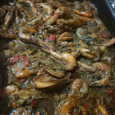  صنيه جمبري في الفرن 