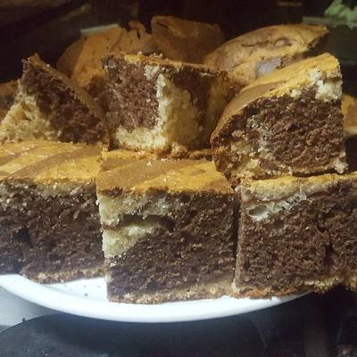  كيكه هشه بي بيضتين 