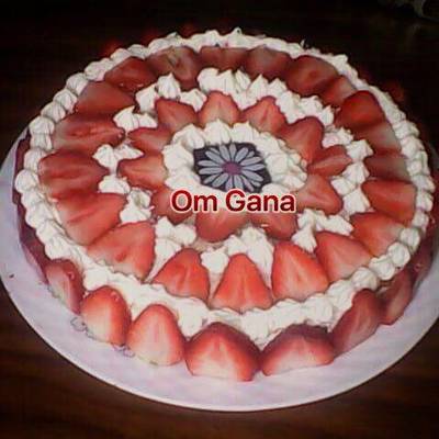  كيكة الزبادى بالفروالة 