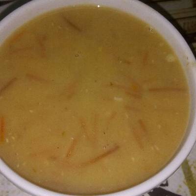  شوربة عدس بالشعريه 