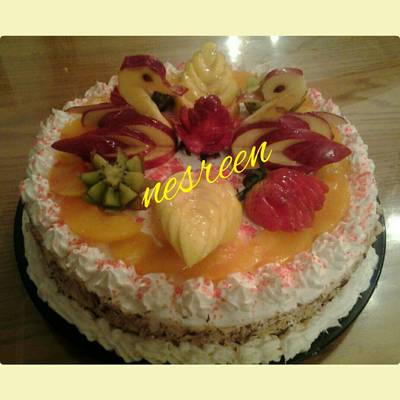  تورته فواكه 