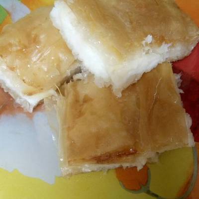  #حلويات_شرقية جلاش بالكريمة 