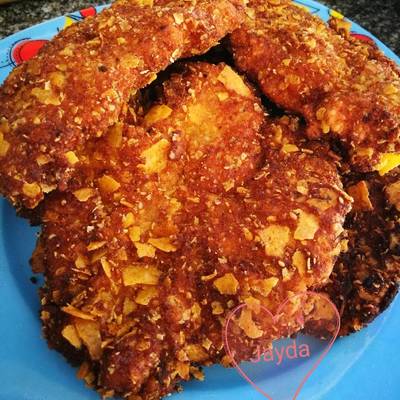  دجاج بانيه مقرمش 