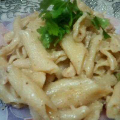  مكرونه بالفراخ سهله وسريعه ولذيذه 