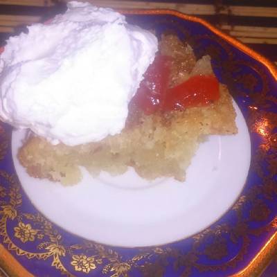  بسبوسة بالقشطة 