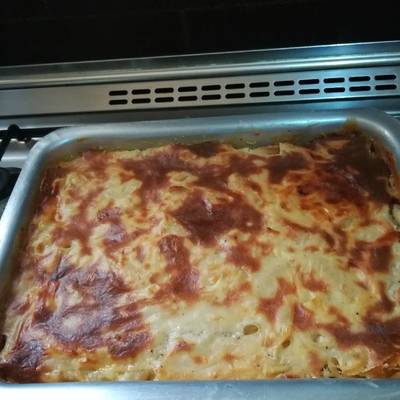  مكرونة بالبشاميل لذيذة