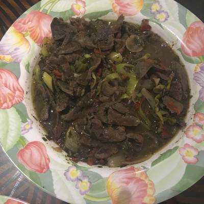  كبده فى الفرن 