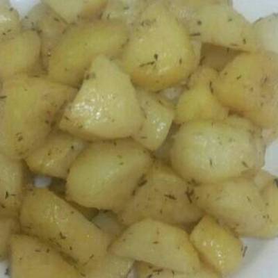  بطاطس بالزعتر رووعة 