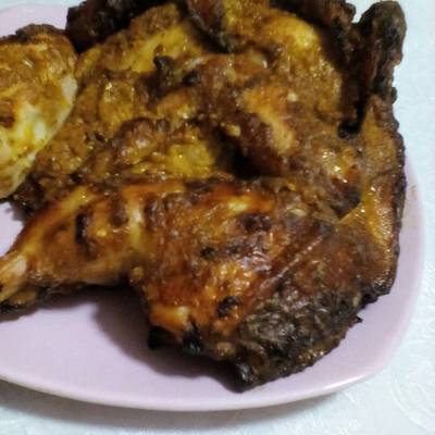  الدجاج المشوي بالخلطه السريه 