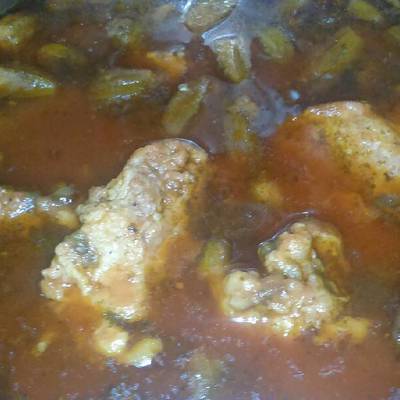  طبيخ البامية المصري 