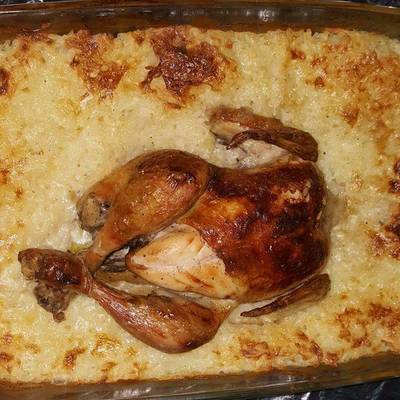  طاجن أرز معمر بالفراخ 