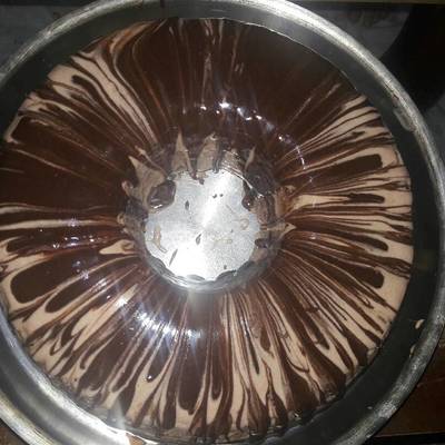  كيكة الكريمة والشوكلا 