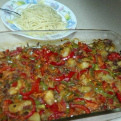  خرشوف باللحمه المفرومه 