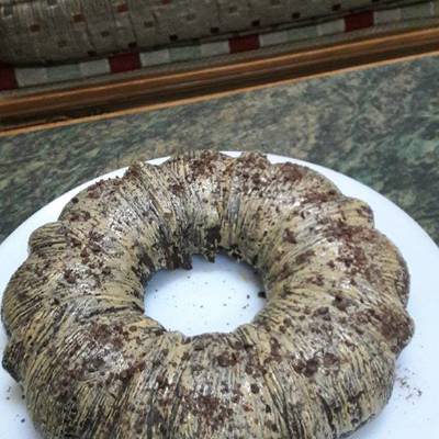  كيكة الشوكولاتة و زبدة الفول السودانى 